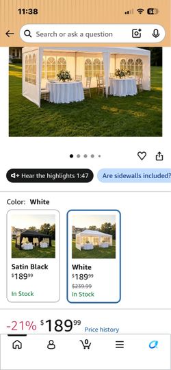 Party tents