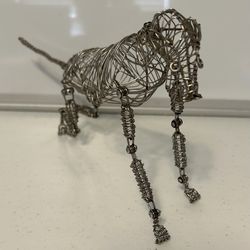 Rover The Doodle Dog Pointer Drawing Desk Office Stainless Jointed Posable Wire