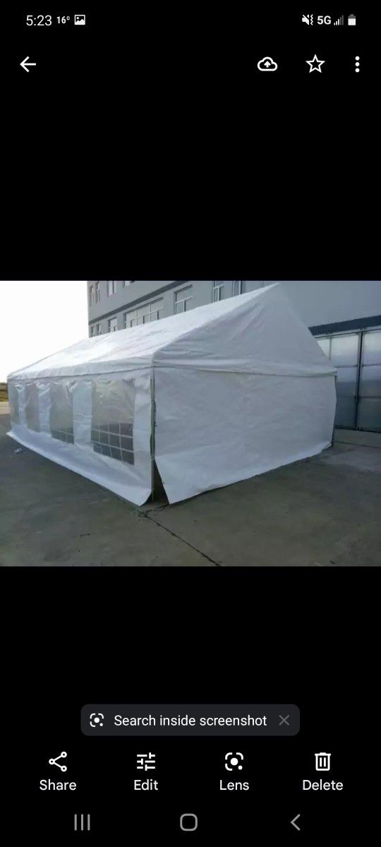 NEW ONLY SALE!!!! 20x30FT White Heavy Duty Party Tent, 180g PE fabric