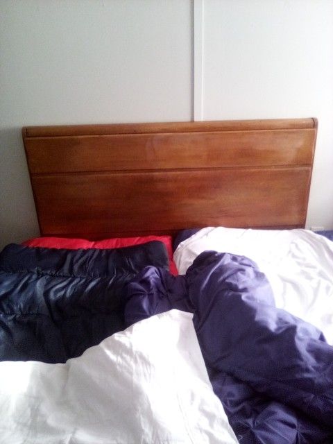 Queen Headboard and Footboard with rails