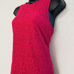 APT. 8, Hot Pink Lace Dress, Size 2