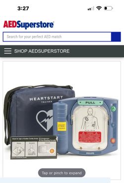Heartstart CPR trainer
