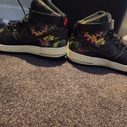 Nike Air Force 1 High Limited Edition, Black Floral (Size 11)