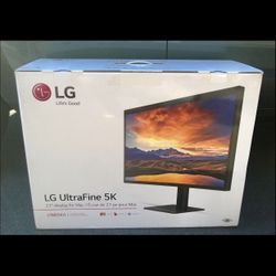 NEW In Box!  5k Ultra Fine Monitor - LG-27MD5KA (NIB) - Moving, Must Sell ASAP!