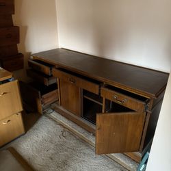 Wooden Office Credenza