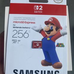 Nintendo switch 2 MicroSD