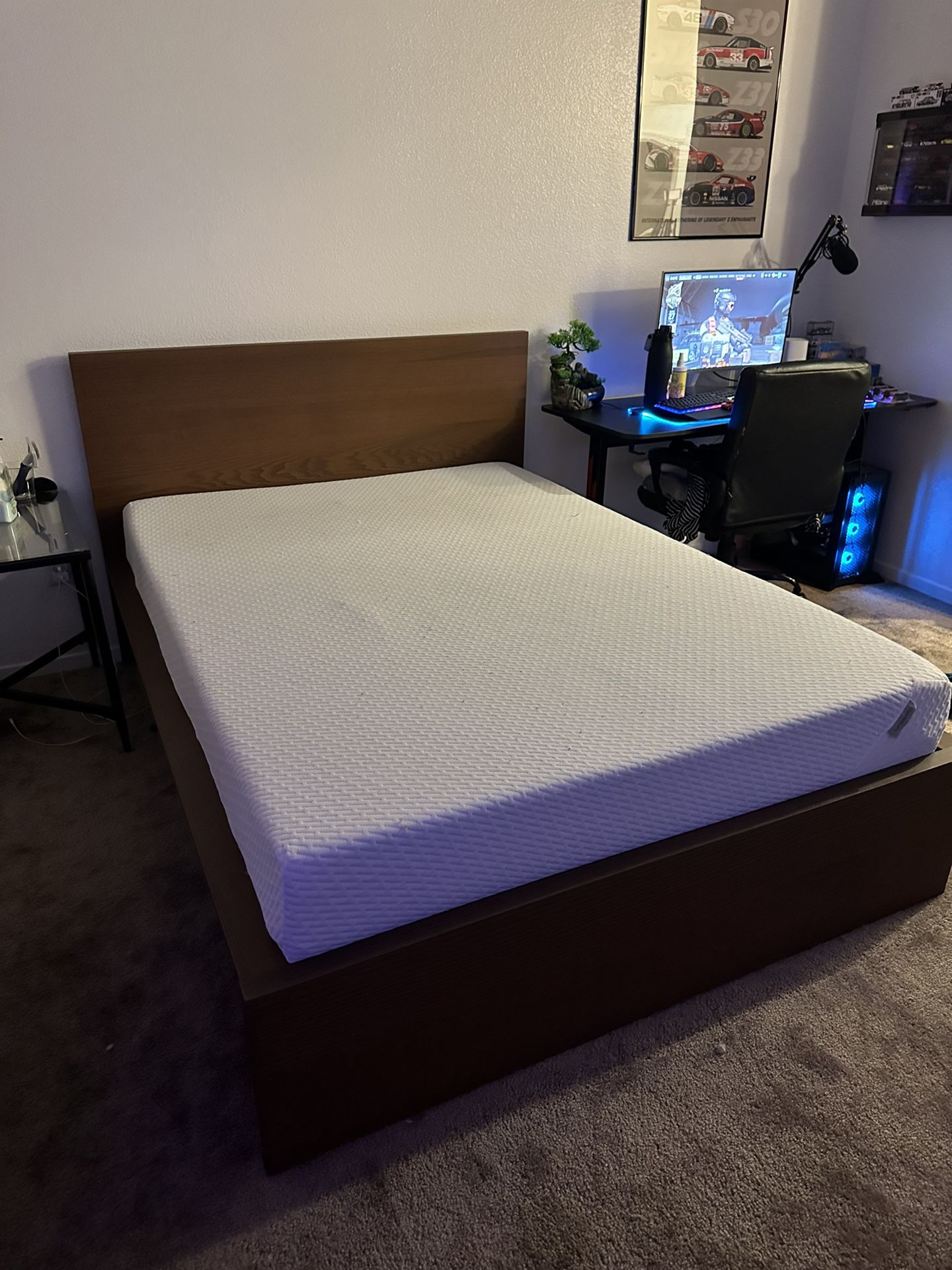 Bed Mattress And Bed Frame Combo