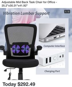 Ergonomic Office chair with massager