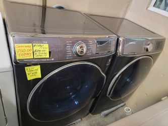 Samsung Steam 30" XL jumbo capacity washer and dryer. excellent Conditions. 60 days Warranty.