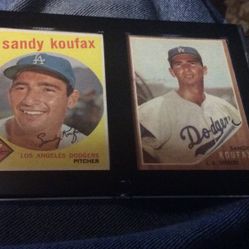2 Sandy Koufax Cards