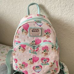 💖💚 Loungefly Baby Yoda Valentine’s Day Backpack 💚💖