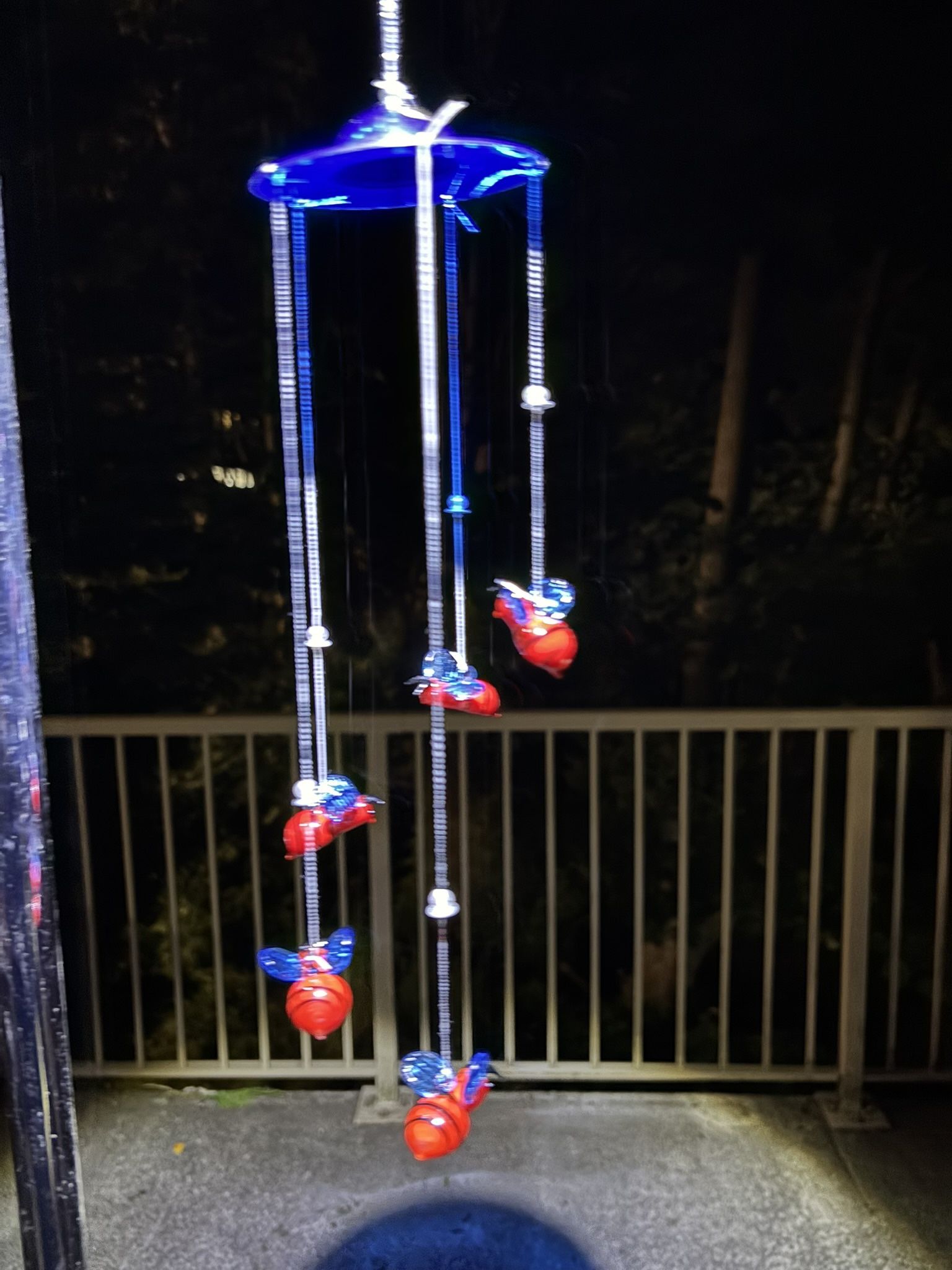 Glass Wind chimes