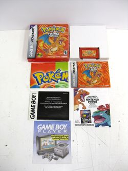 Pokemon FireRed Version Game Boy Advanced GBA 2004 Video Game CIB