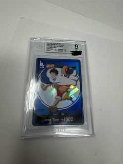 Dodgers Luffy Don Card BGS 9 PSA 10