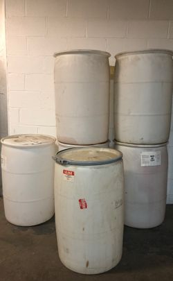 Plastic drum 55 gallons