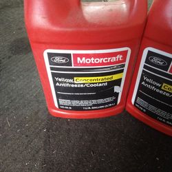 Ford Antifreeze Yellow Concentrated  3 Gallons $35  For all 3 Gallons 