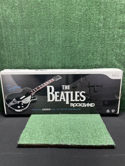 Nintendo Wii The Beatles Rock Band Wireless Gretsch DUO-JET-guitar Controller.