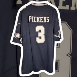 Navy Blue Nike Dallas Cowboys George Pickens Game Jersey