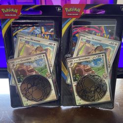 Pokemon Phantasmal Flames Premium Checklane Blister Arven’s Greedent