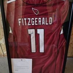 Signed NFL Approved LARRY FITZGERALD Jersey