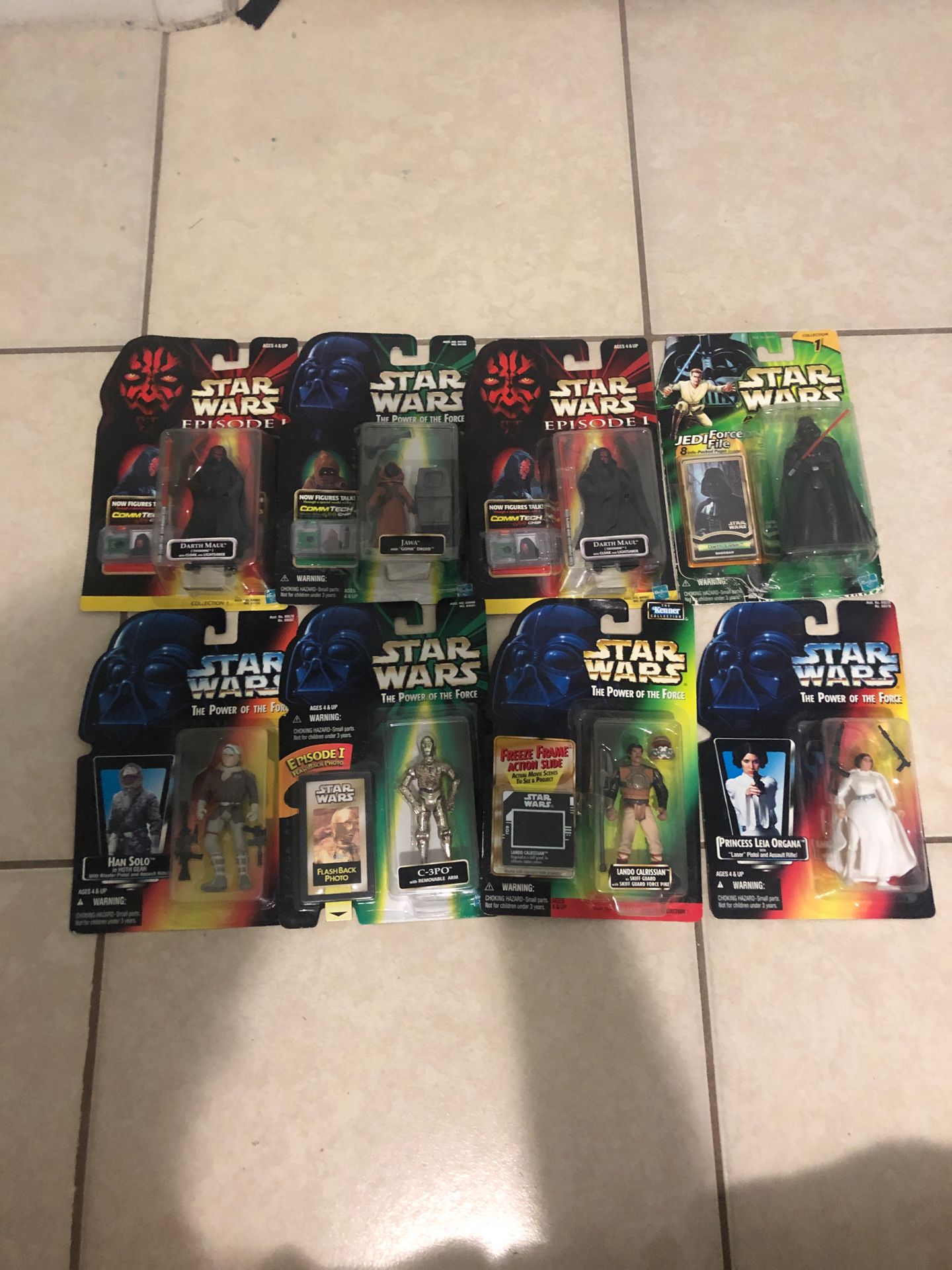 Collectible Star Wars action figures