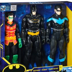 Batman 12in  Action Figure 3-Pack Brand New