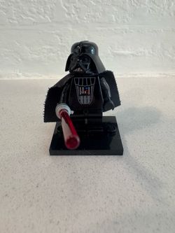 Darth Vader Minifigure with Light Up Lightsaber