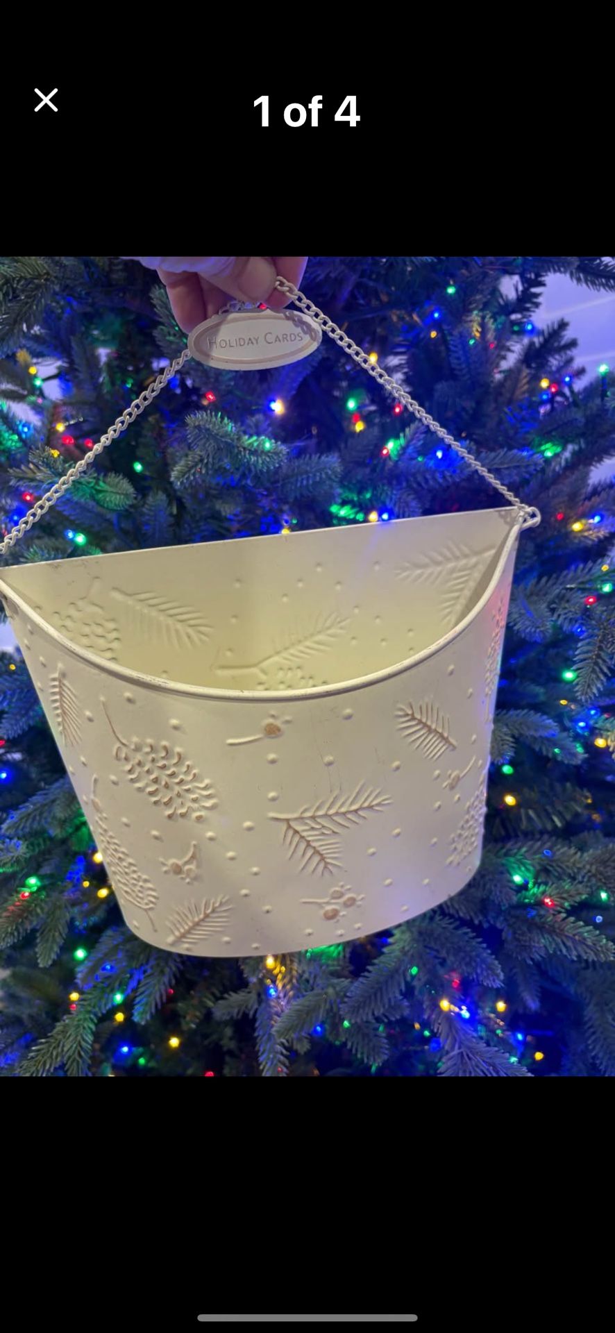 Christmas Card Holder. 