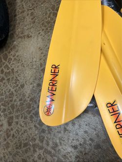 Werner Kayak Paddle – Yellow