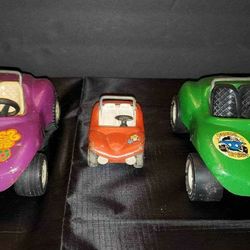 Vintage Tonka Dune Buggy Lot Of Toys - Purple Green Orange