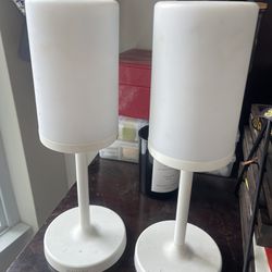 2 Rechargable Bluetooth Speaker Lamps