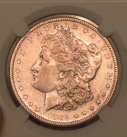 1884-S Morgan Silver Dollar Rare in this condition