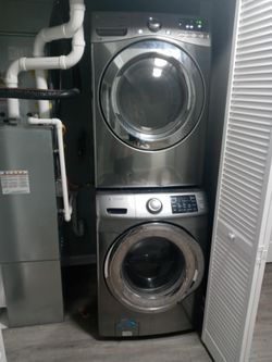 Samsung Gas Dryer and Samsung Washer