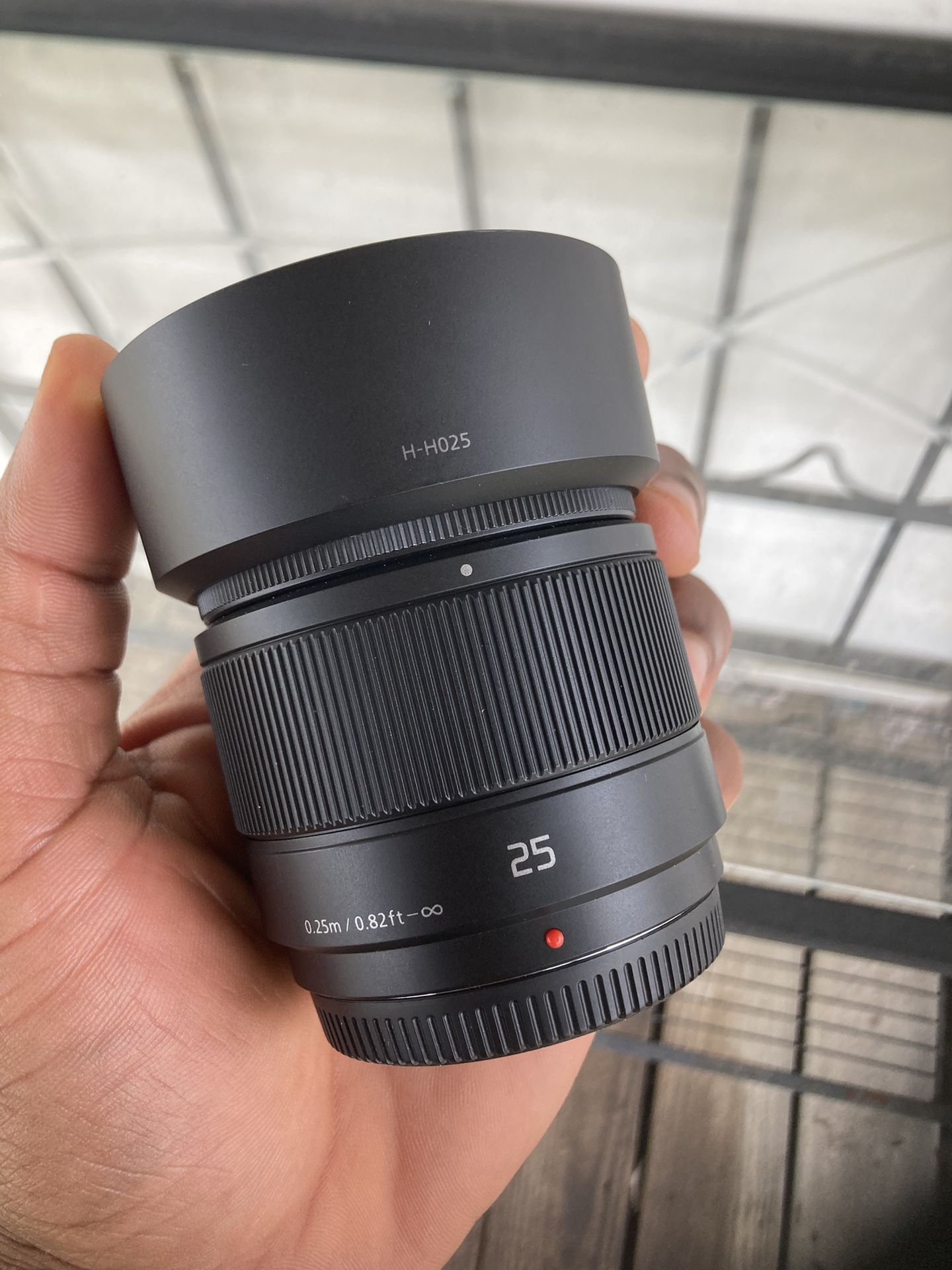 Panasonic 25mm Lens