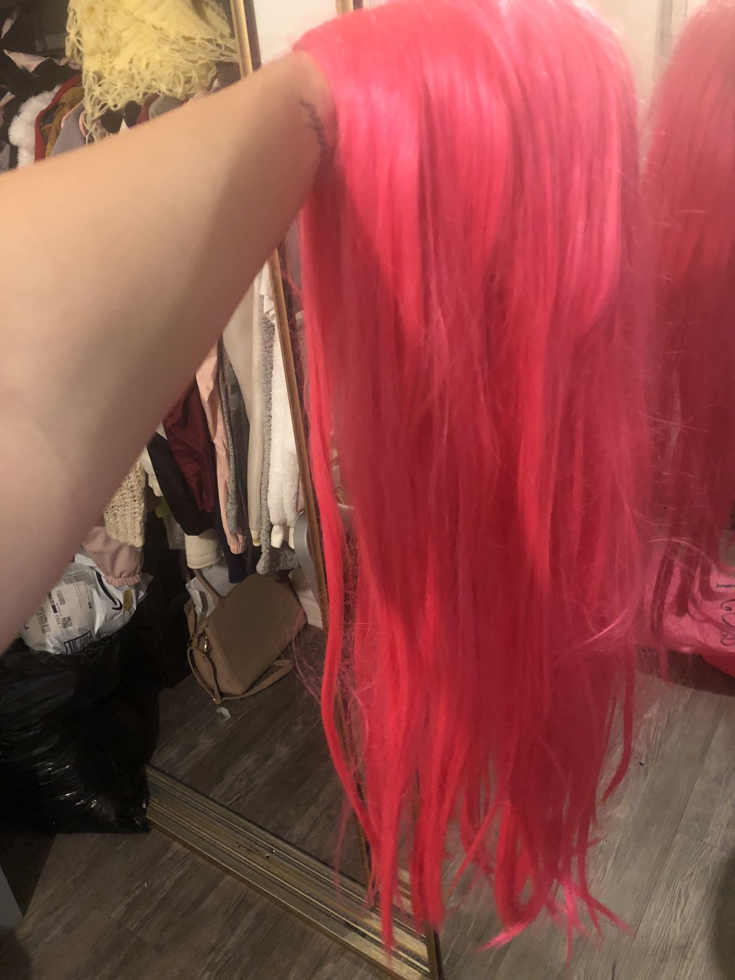 Hot Pink Wig 