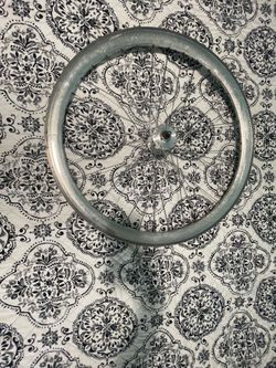 Silver fixie front rim