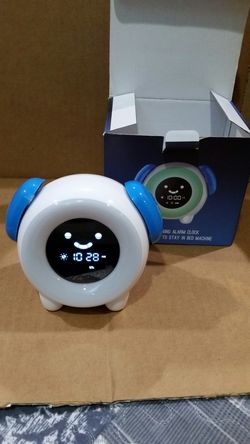 Childrens sleep training alarm clock.