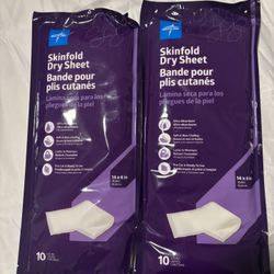 Skin fold Dry Sheets 
