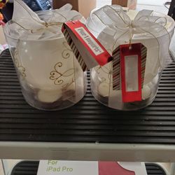 Pier 1 Glass Tea Light Holder, Each
