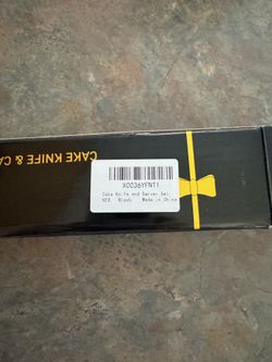 Cake Serving Set Black