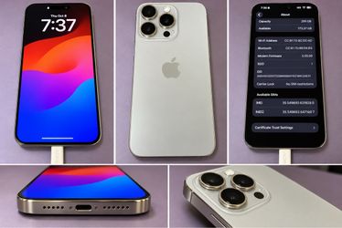 iPhone for Sale – 256GB | Natural Titanium 🤍