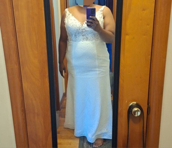 Wedding Dress From David's And Bridal 