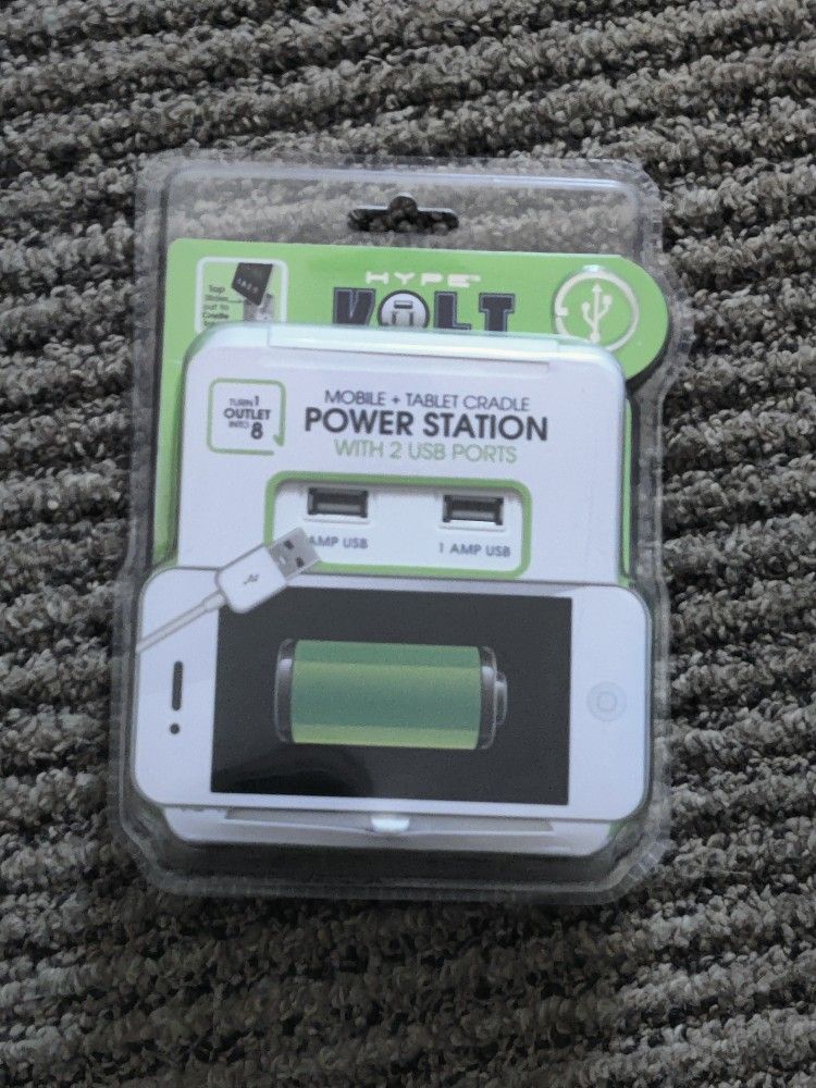 Power Station 2 With 6 Ports USB For Smartphone Tablet New