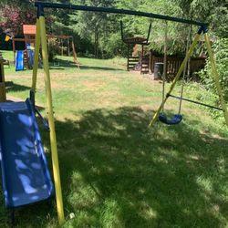 Swing Set And Slide 
