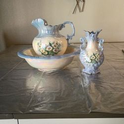 Wash Basin and Pitcher