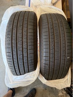 Two (2) Pirelli Scorpion Verde All Season 275/55/21 116H XL tires for Rivian