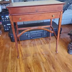 Small Lift Top Cherry Wood Desk