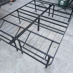 New Full Size Foldable Platform Bed Frame In Black
