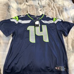 Seahawks Metcalf On Field Jersey 
