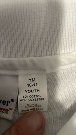 Tom Sawyer boy collared shirt white 10-12